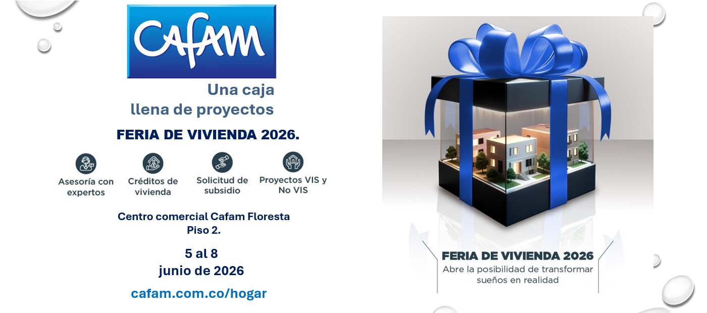 Feria de vivienda Cafam 2026.